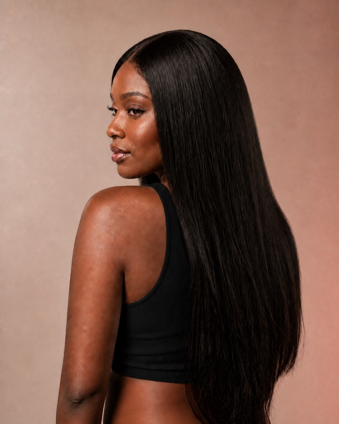 Luxeline human hair half wig