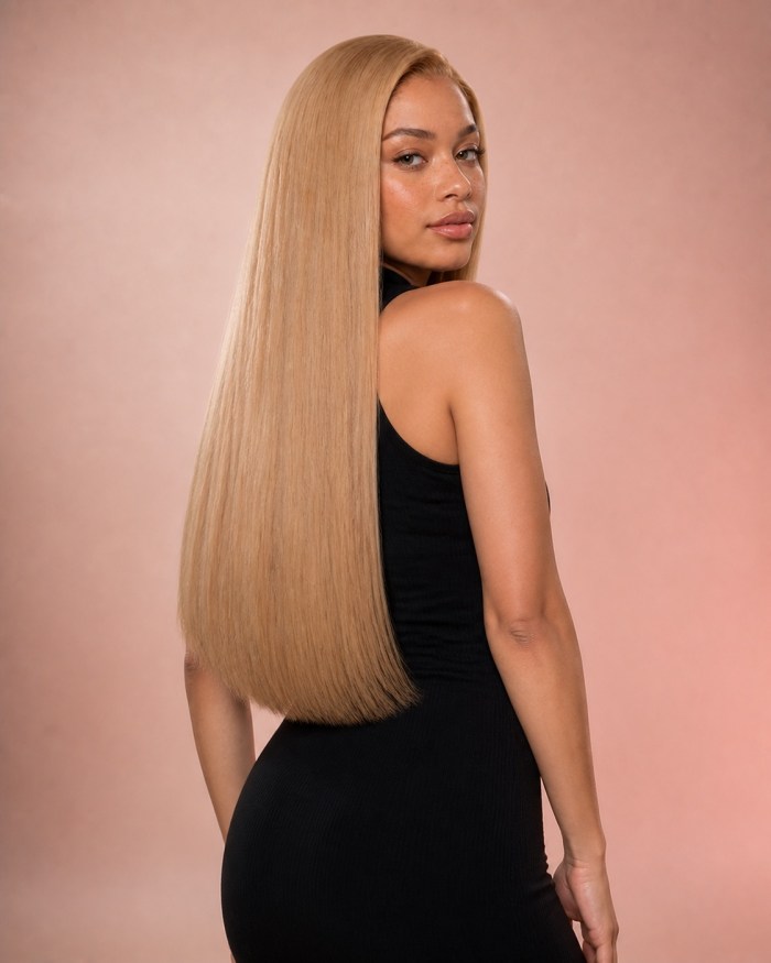 Blonde Straight Human Hair Wig alternate view