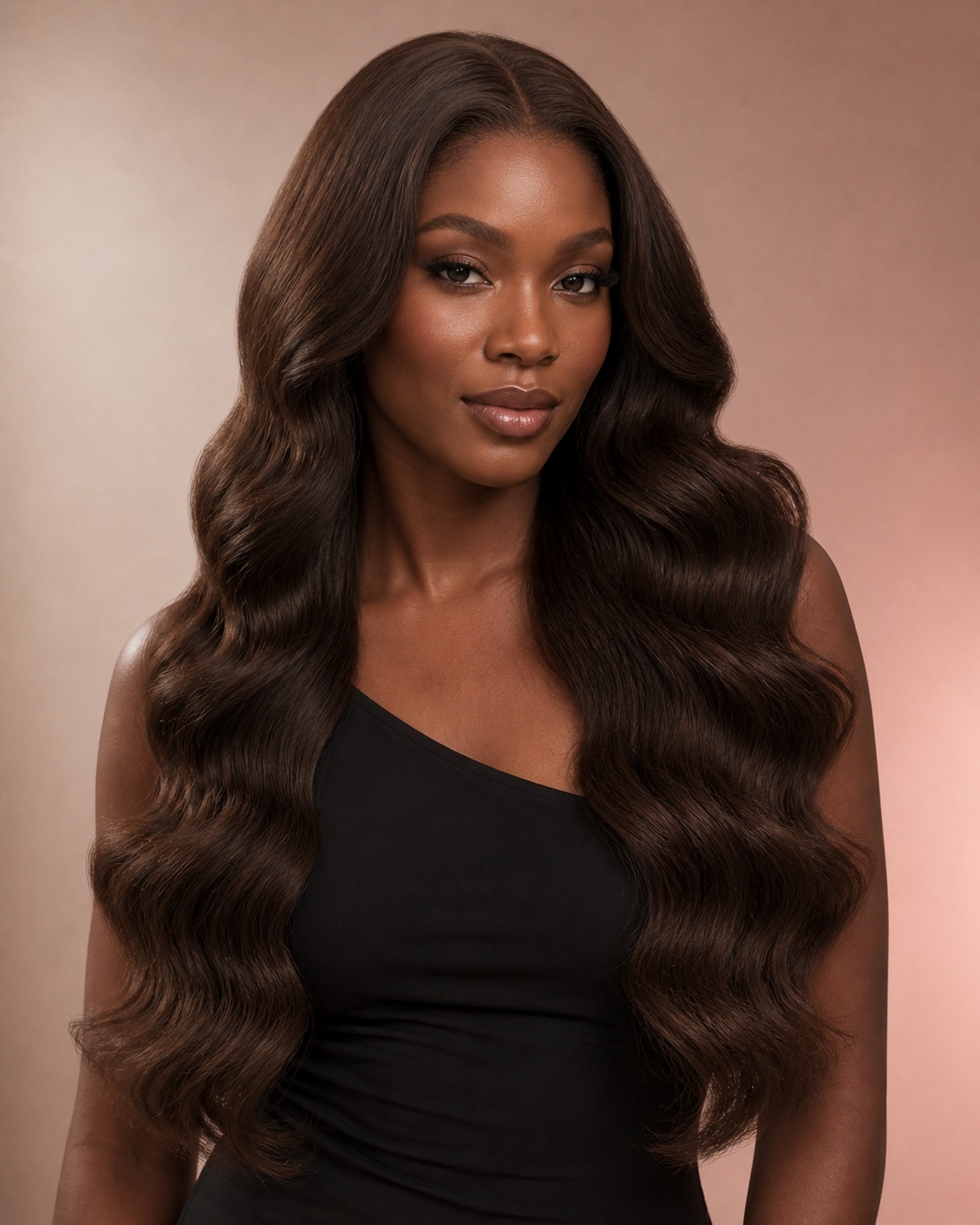 Brown Body Wave Human Hair Wig